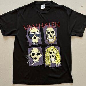 Van Halen 1988 OU812 World Tour Graphic Band T-Shirt Vintage Rock Concert Tee